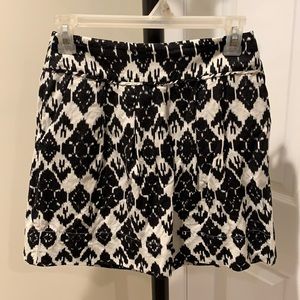 LOFT pattern linen skirt with pockets